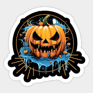 Hallowen scary pumpkin gifts Sticker